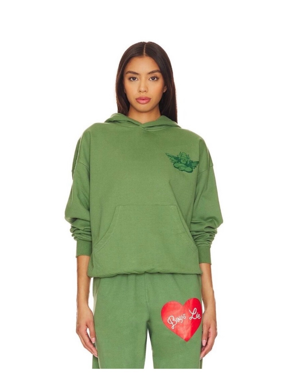 Boys Lie Green Charmer Hoodie - never worn xs/s